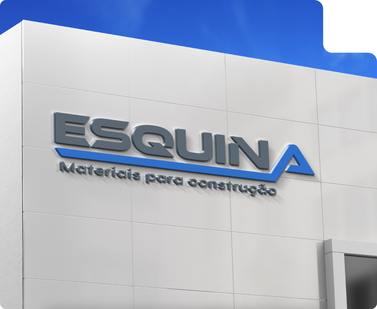 Fachada Esquina Materiais para Construção